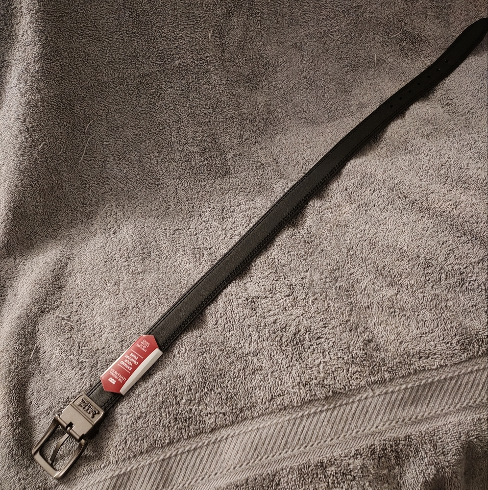 Levi's Boys Reversible Stretch Belt Black Brown Youth Small 22-24"